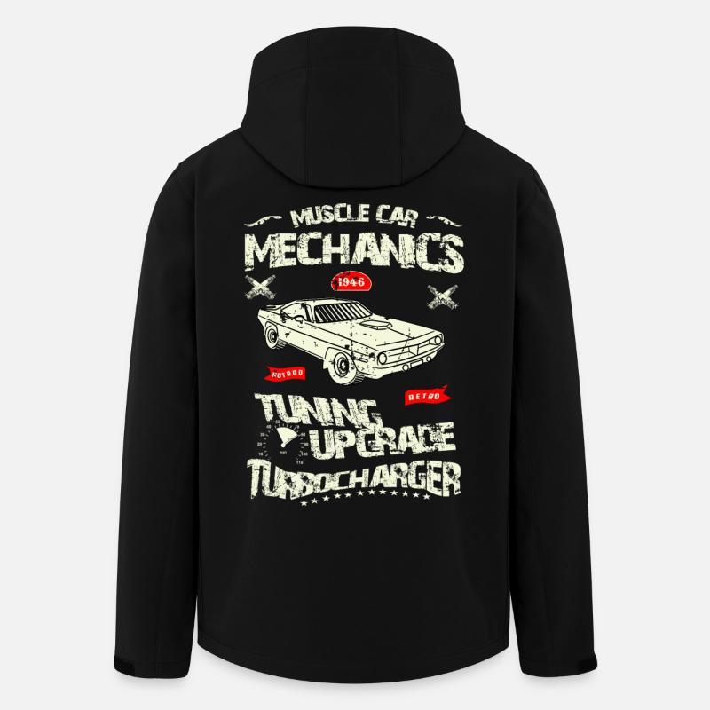 Automechaniker - Recycelte Männer Softshell-Jacke von Stanley/Stella - Schwarz