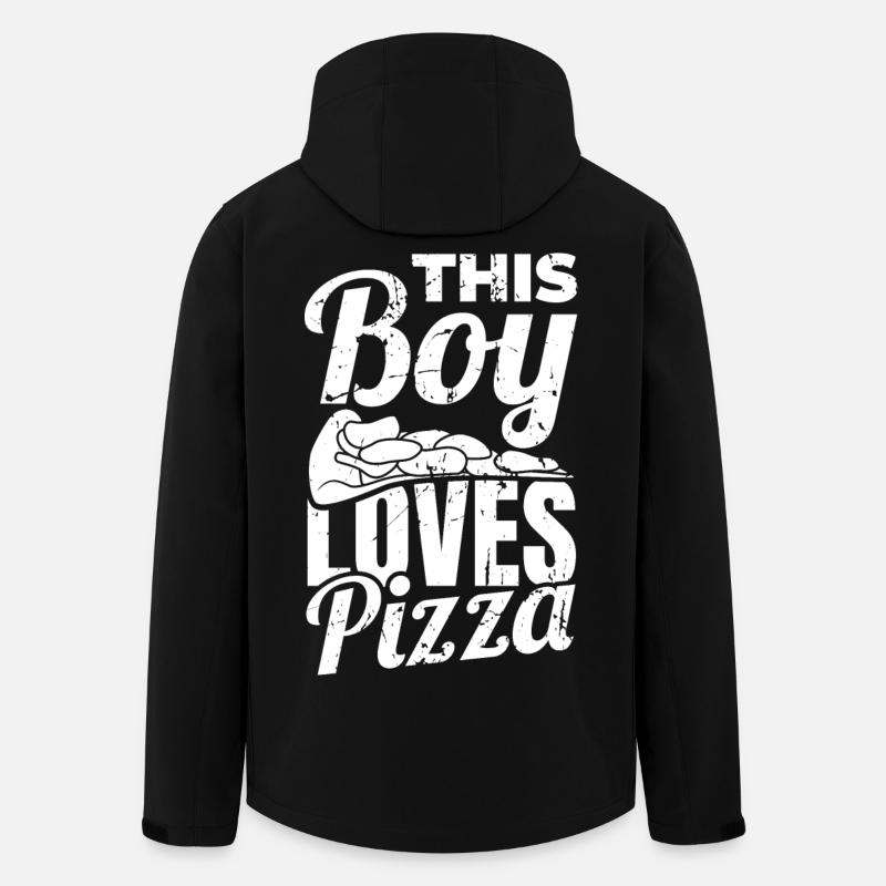 Pizza Boy - Men’s Recycled Softshell Jacket by Stanley/Stella - black