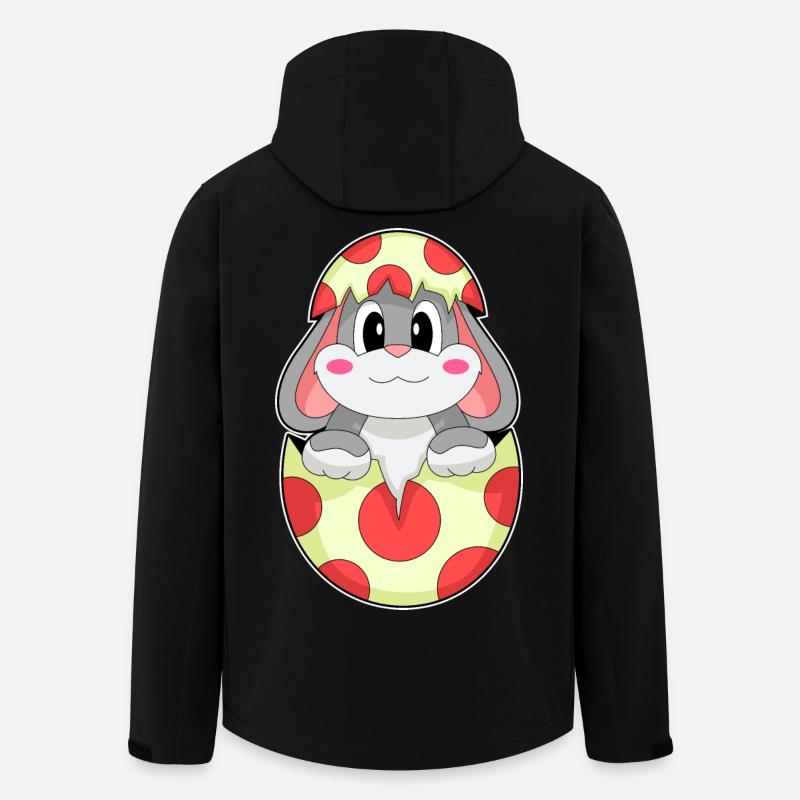 Bunny Egg - Men’s Recycled Softshell Jacket by Stanley/Stella - black