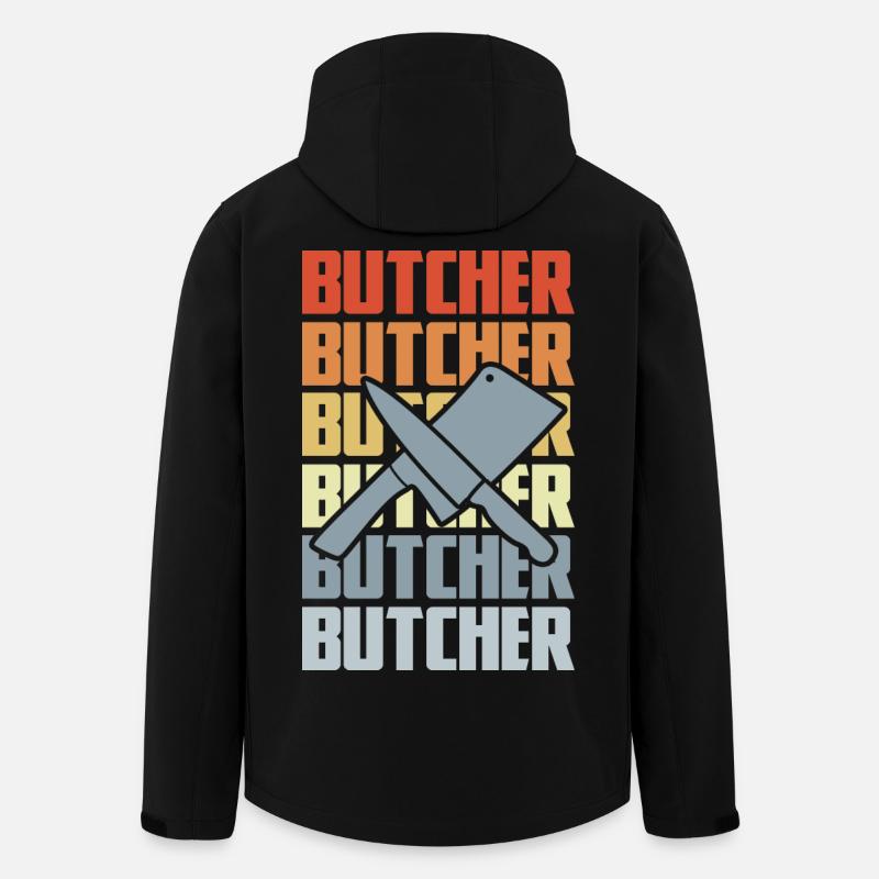 Boucher rétro - Veste softshell homme en polyester recyclé Discoverer Stanley/Stella - noir