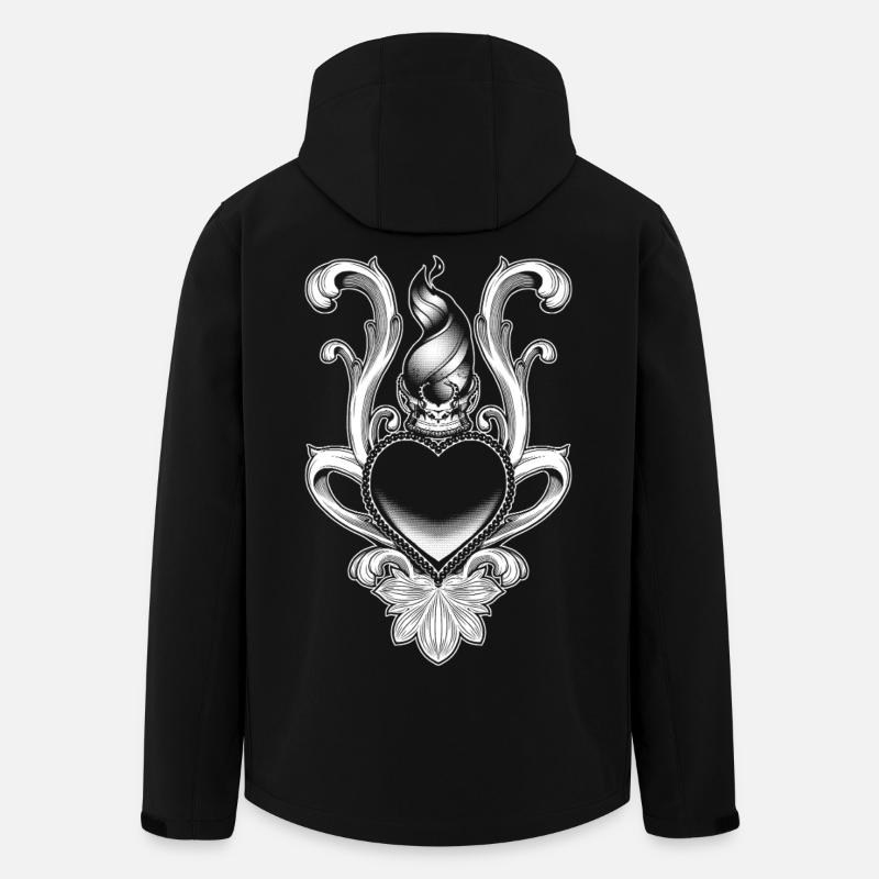 The Queen's Heart V.2 - Black version - Men’s Recycled Softshell Jacket by Stanley/Stella - black