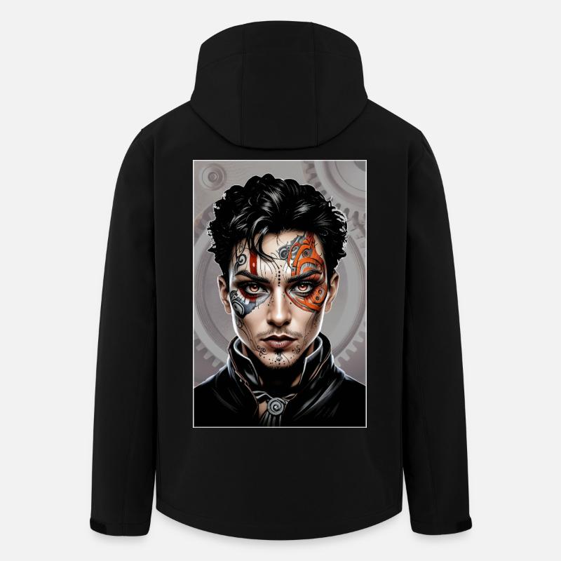 Steampunk Boy 05 - Recycelte Männer Softshell-Jacke von Stanley/Stella - Schwarz