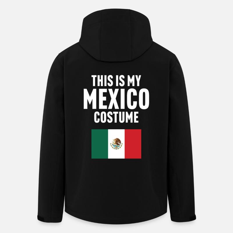 C’est mon costume mexicain - Veste softshell homme en polyester recyclé Stanley/Stella - noir