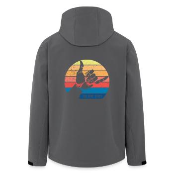 Faire des trucs épiques Surfer Surf Shaka Windsurfer Surf - Veste softshell homme en polyester recyclé Stanley/Stella - noir - Dos - AI Model Male 185 light (185cm)