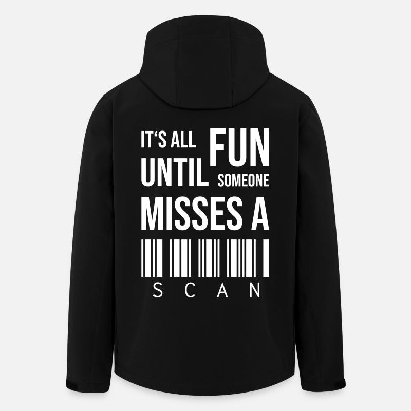 Tracking failed - Men’s Recycled Softshell Jacket by Stanley/Stella - black