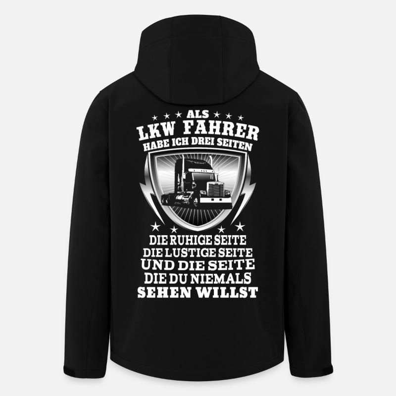Lkw fahrer - Recycelte Männer Softshell-Jacke von Stanley/Stella - Schwarz