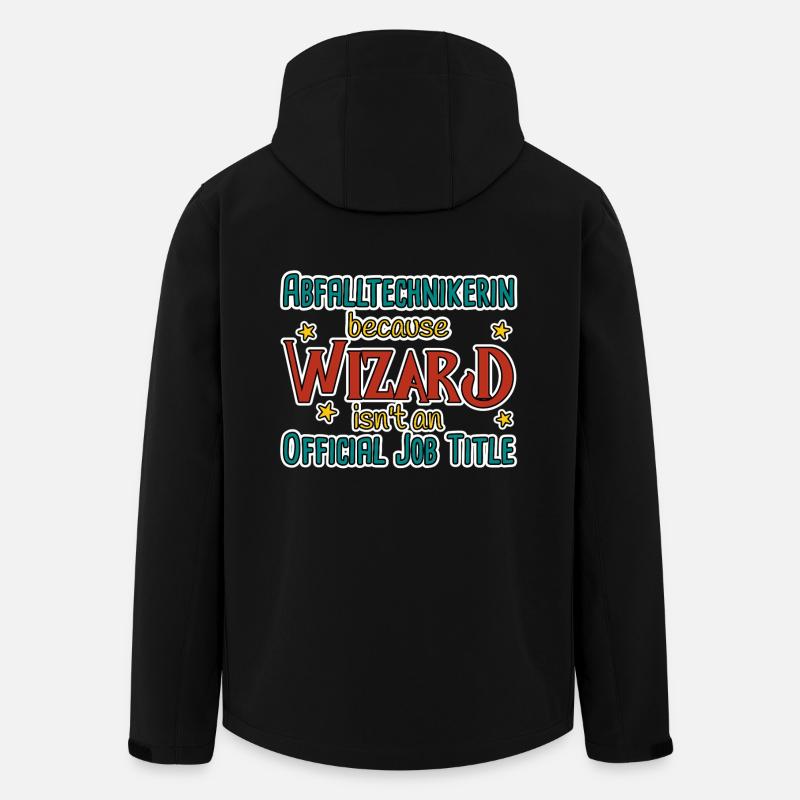 Assistant Technicien des déchets - Veste softshell homme en polyester recyclé Stanley/Stella - noir