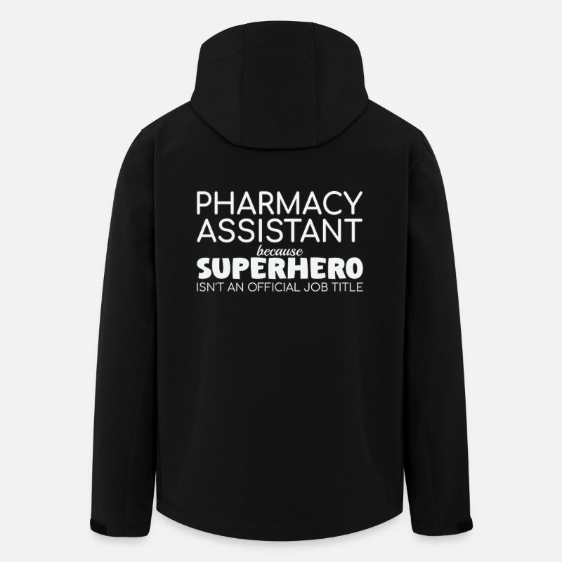 Pharmacy assistant Superhero - Men’s Recycled Softshell Jacket by Stanley/Stella - black