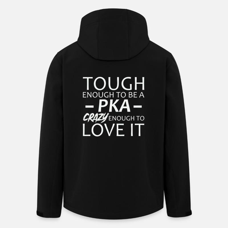 PKA Crazy Apotheke - Recycelte Männer Softshell-Jacke von Stanley/Stella - Schwarz