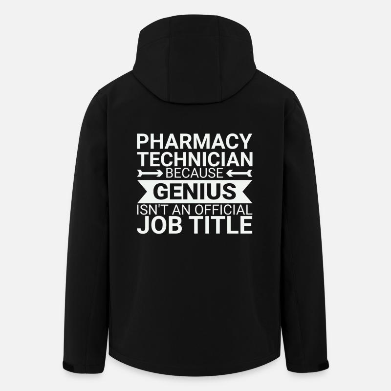 Pharmacy technician Genius - Men’s Recycled Softshell Jacket by Stanley/Stella - black