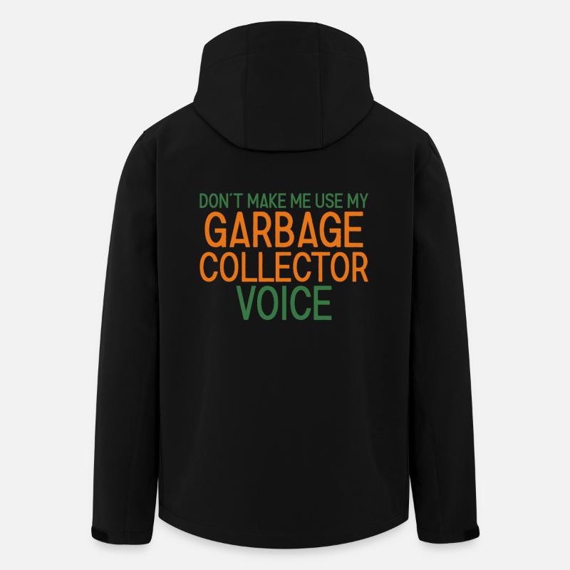 Garbage Collector Voice - Recycelte Männer Softshell-Jacke von Stanley/Stella - Schwarz