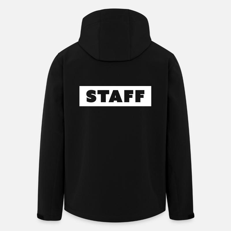 STAFF - Men’s Recycled Softshell Jacket by Stanley/Stella - black