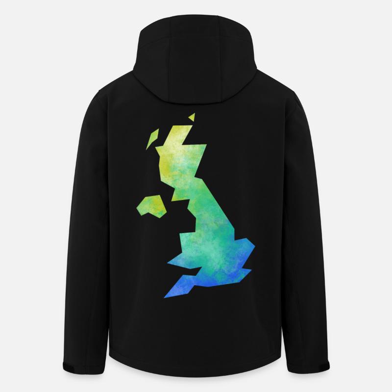 Map UK - Veste softshell homme en polyester recyclé Stanley/Stella - noir