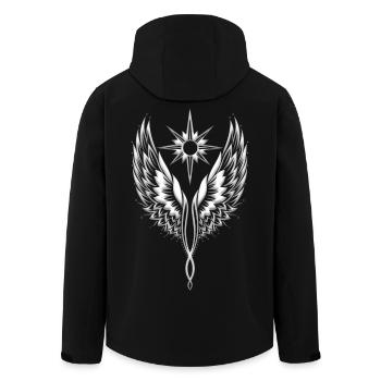 Angel Wing Angel Wing Archange - Veste softshell homme en polyester recyclé Stanley/Stella - noir - Dos - AI Model Male 185 light (185cm)