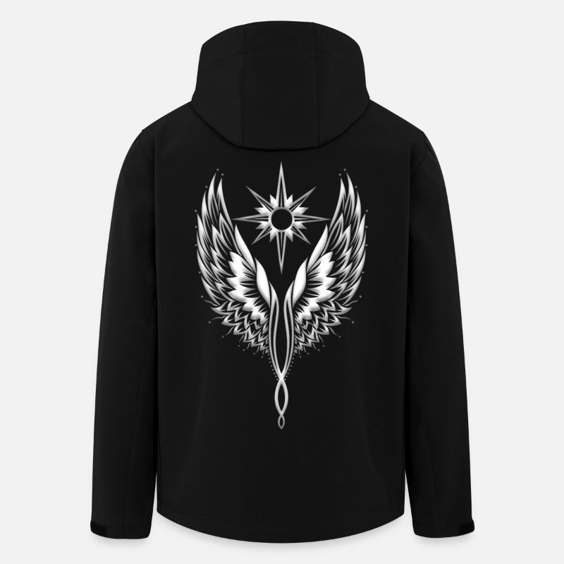 Angel Wing Angel Wing Archange - Veste softshell homme en polyester recyclé Stanley/Stella - noir