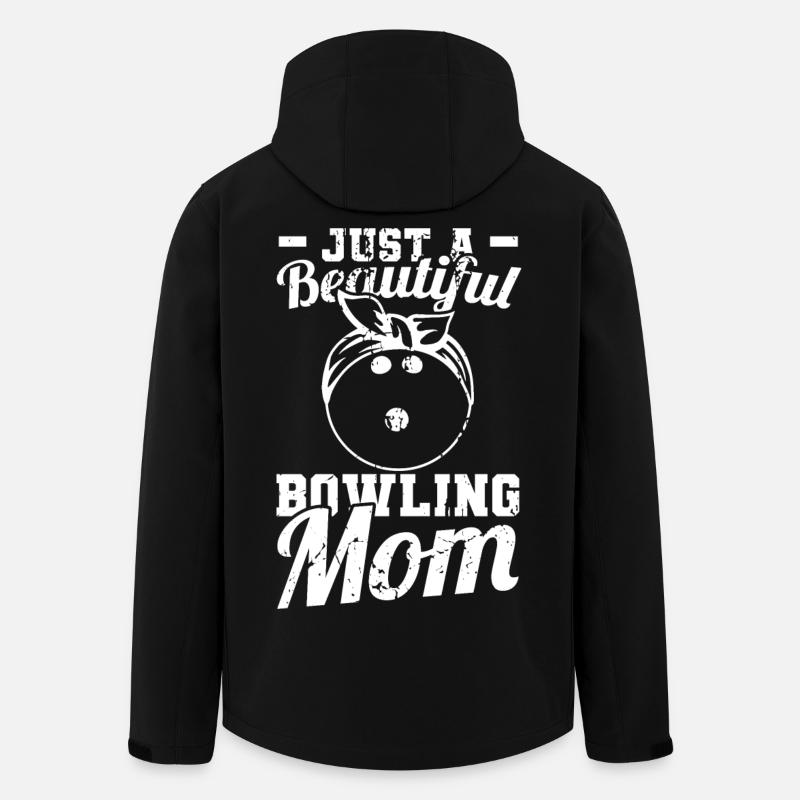 Bowling Mom - Men’s Recycled Softshell Jacket by Stanley/Stella - black