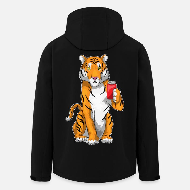 Tiger Tin - Men’s Recycled Softshell Jacket by Stanley/Stella - black