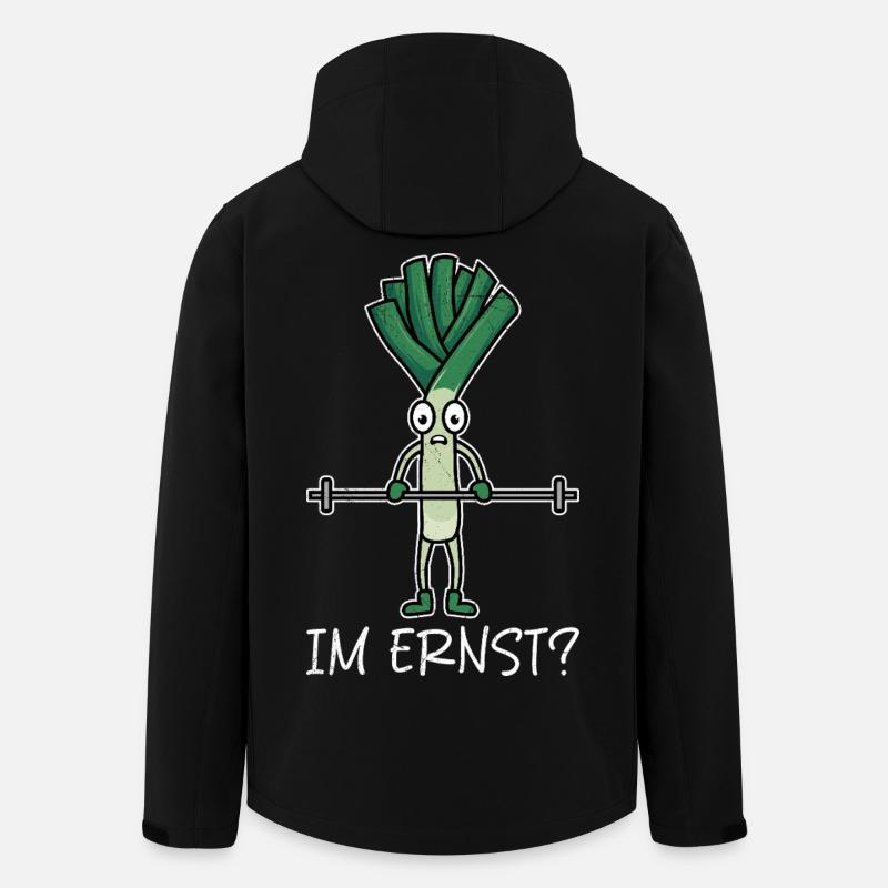 Gewichtheber IM ERNST??? Gym Lustiges - Veste softshell homme en polyester recyclé Stanley/Stella - noir