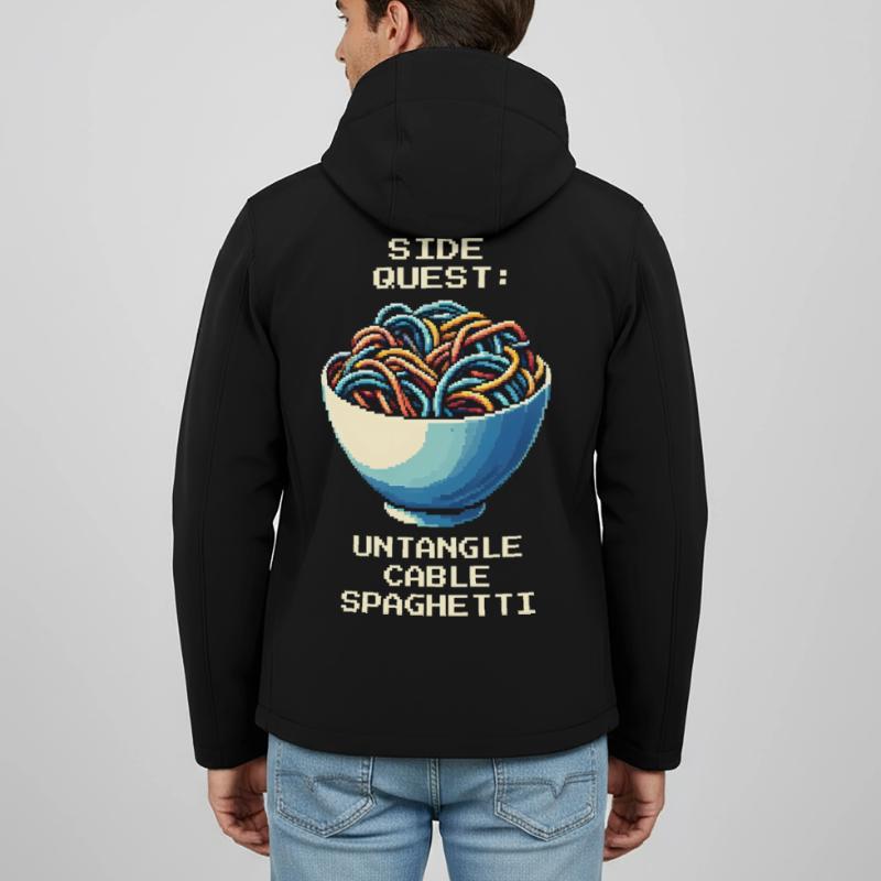 Cable clutter untangled | Cable management Men’s Recycled Softshell Jacket by Stanley/Stella