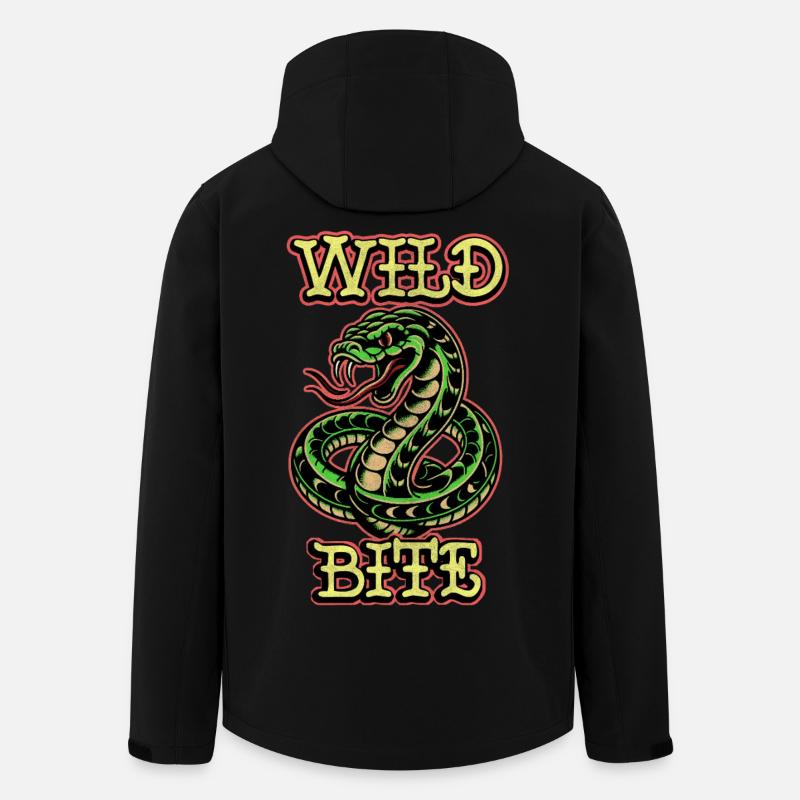 Wild Bite - Men’s Recycled Softshell Jacket by Stanley/Stella - black