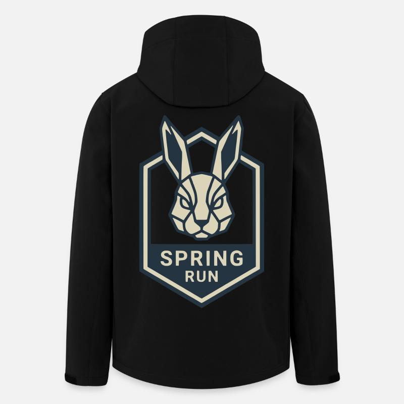 Spring Run - Men’s Recycled Softshell Jacket by Stanley/Stella - black