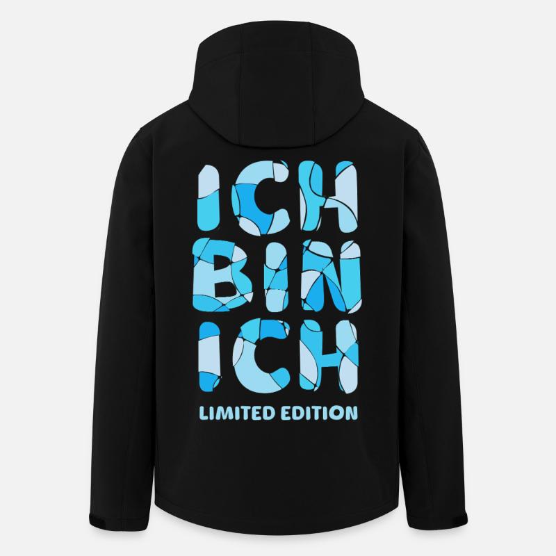 ICH BIN ICH - Limited Edition - Recycelte Männer Softshell-Jacke von Stanley/Stella - Schwarz