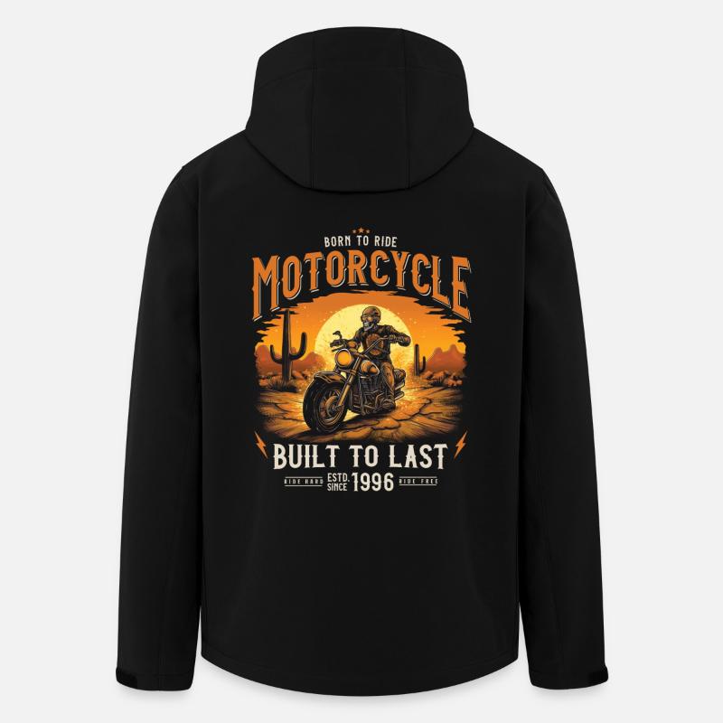 Né en 1996 Motard - Veste softshell homme en polyester recyclé Stanley/Stella - noir