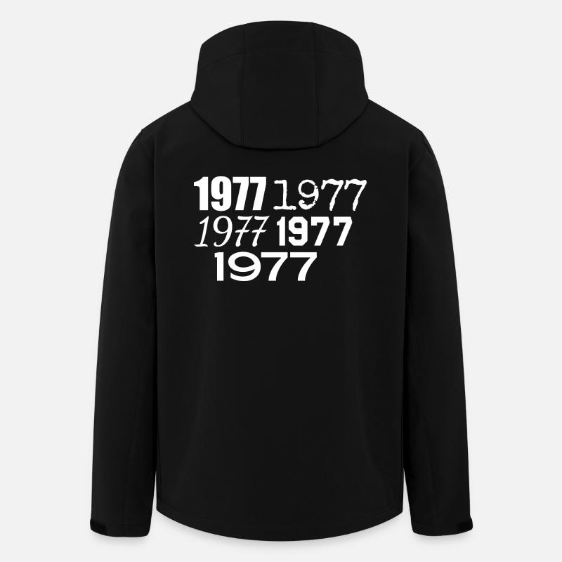 1977 - Men’s Recycled Softshell Jacket by Stanley/Stella - black