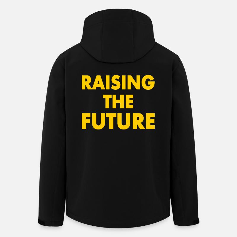 Raising the future - Recycelte Männer Softshell-Jacke von Stanley/Stella - Schwarz
