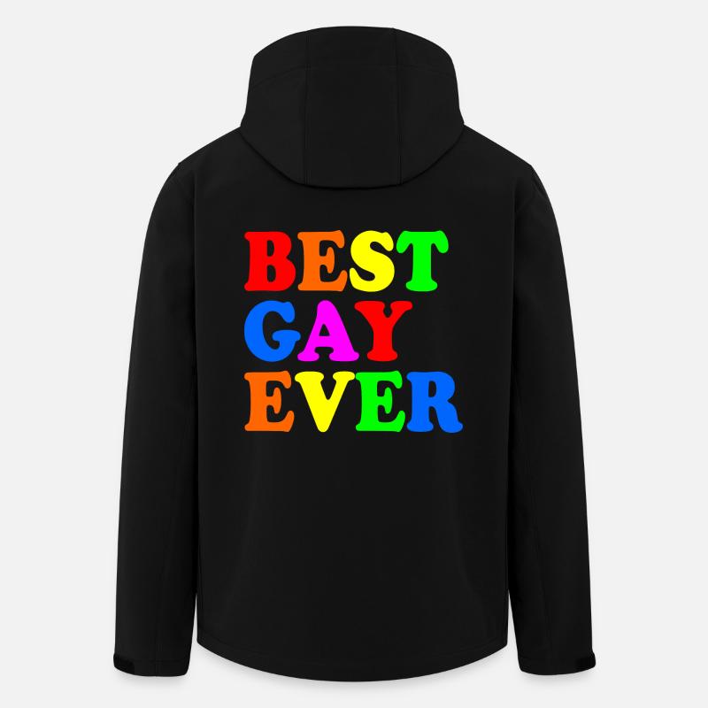 Best gay ever - Veste softshell homme en polyester recyclé Stanley/Stella - noir