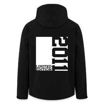 15TH BIRTHDAY LIMITED EDITION 2011 - Men’s Recycled Softshell Jacket by Stanley/Stella - black - Back - AI Model Male 185 light (185cm)