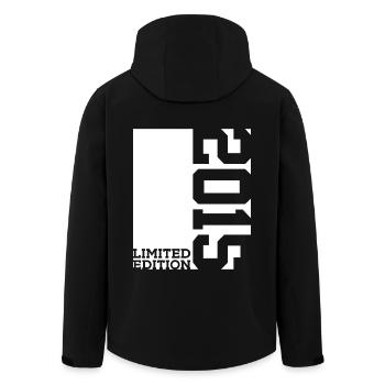 11TH BIRTHDAY LIMITED EDITION 2015 - Men’s Recycled Softshell Jacket by Stanley/Stella - black - Back - AI Model Male 185 light (185cm)