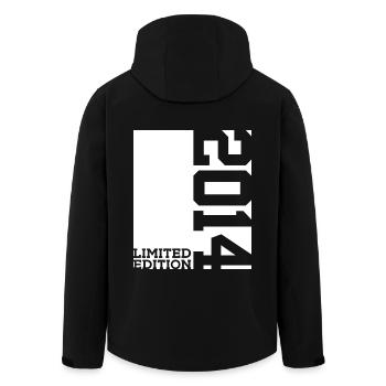 12TH BIRTHDAY LIMITED EDITION 2014 - Men’s Recycled Softshell Jacket by Stanley/Stella - black - Back - AI Model Male 185 light (185cm)