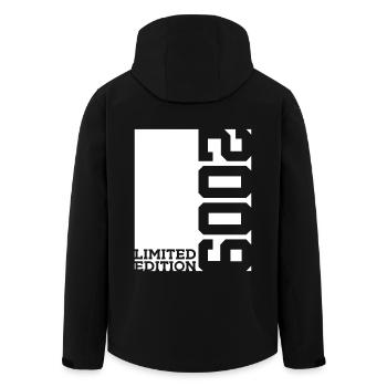17TH BIRTHDAY LIMITED EDITION 2009 - Men’s Recycled Softshell Jacket by Stanley/Stella - black - Back - AI Model Male 185 light (185cm)