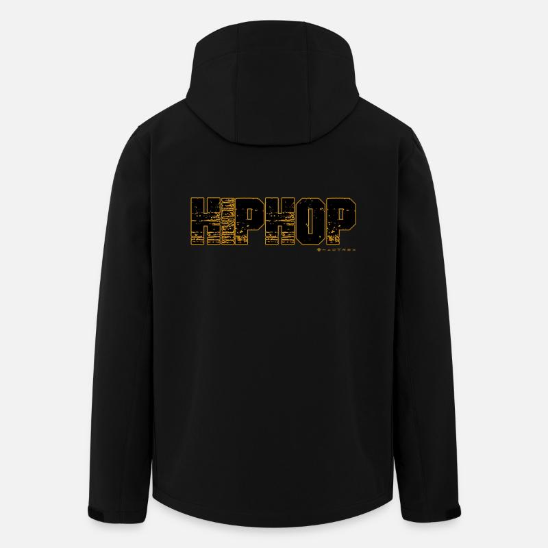 HipHop - Recycelte Männer Softshell-Jacke von Stanley/Stella - Schwarz