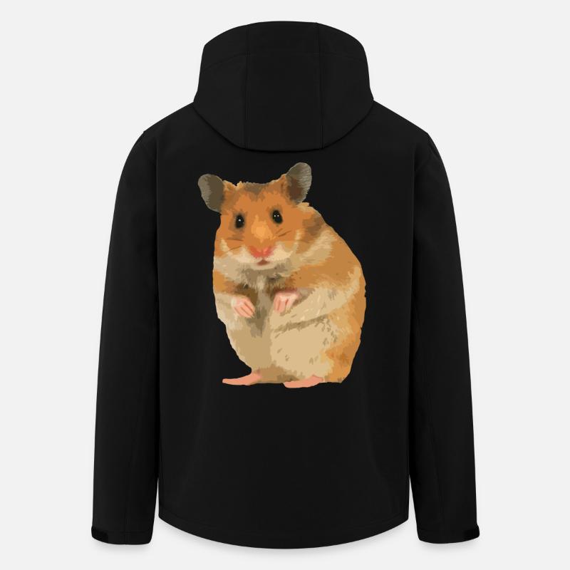 Hamster - Men’s Recycled Softshell Jacket by Stanley/Stella - black