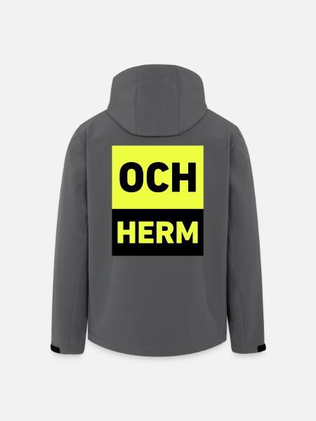 Och herm - Recycelte Männer Softshell-Jacke von Stanley/Stella - Schwarz