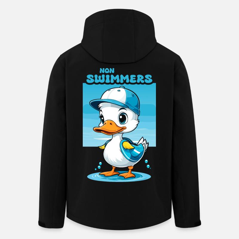 Nichtschwimmer - Recycelte Männer Softshell-Jacke von Stanley/Stella - Schwarz