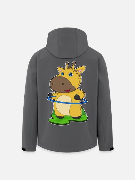 Gymnastique d’entraînement Giraffe Ball Hoop - Veste softshell homme en polyester recyclé Stanley/Stella - noir