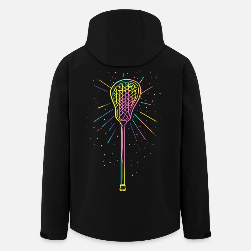 Bâtons de crosse - Veste softshell homme en polyester recyclé Stanley/Stella - noir