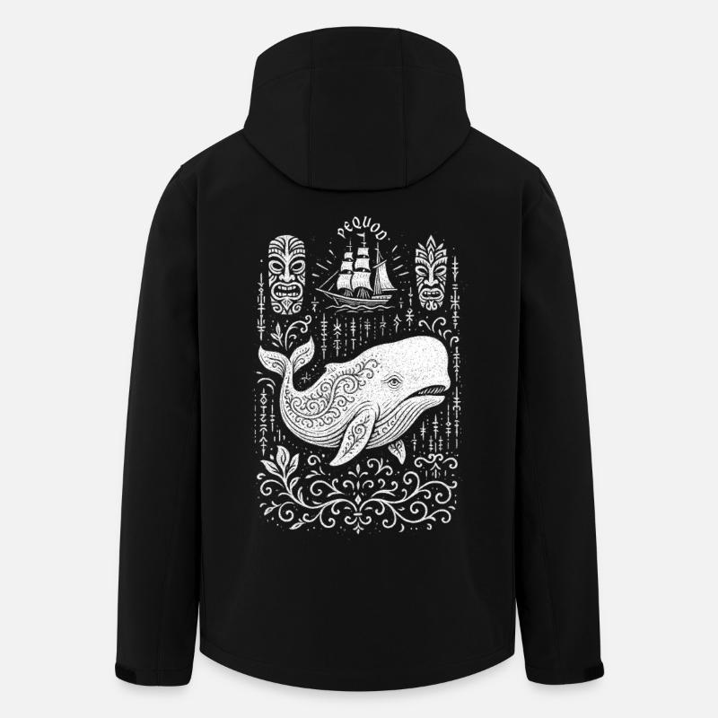 Moby Dick - Veste softshell homme en polyester recyclé Stanley/Stella - noir