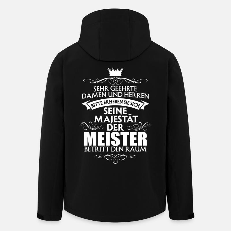 MEISTER - Majestät - Recycelte Männer Softshell-Jacke von Stanley/Stella - Schwarz