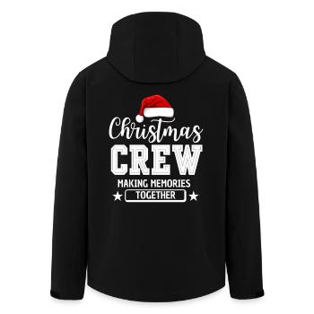 CHRISTMAS CREW - Men’s Recycled Softshell Jacket by Stanley/Stella - black - Back - AI Model Male 185 light (185cm)