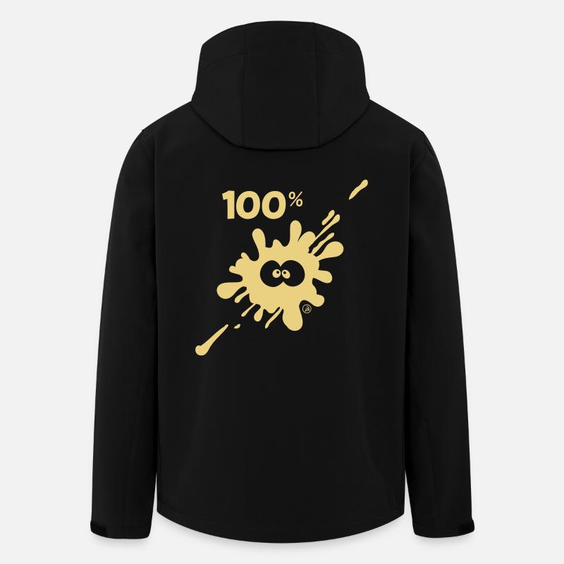 100% MUD - Men’s Recycled Softshell Jacket by Stanley/Stella - black