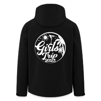 Girl's Trip 2023 Cool Girls Trip Weekend Vacation - Men’s Recycled Softshell Jacket by Stanley/Stella - black - Back - AI Model Male 185 light (185cm)
