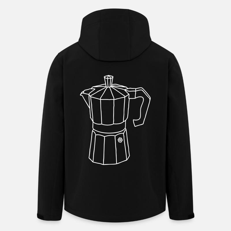 Cafetiere expresso - Veste softshell homme en polyester recyclé Stanley/Stella - noir