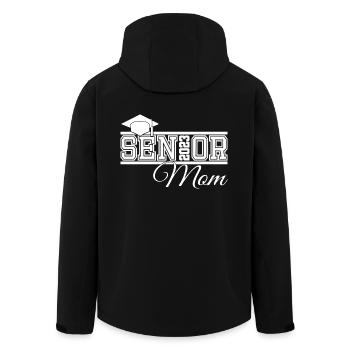 Senior 2023 Mutter Stolze Mutter von Absolventen - Recycelte Männer Softshell-Jacke von Stanley/Stella - Schwarz - Hinten - AI Model Male 185 light (185cm)
