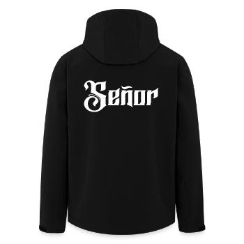 Señor Engagement Groom To Be Wedding Party - Men’s Recycled Softshell Jacket by Stanley/Stella - black - Back - AI Model Male 185 light (185cm)