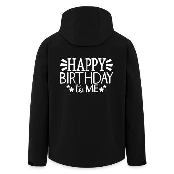 Joyeux anniversaire à moi Cool cadeau de fête d’anniversaire - Veste softshell homme en polyester recyclé Stanley/Stella - noir - Dos - AI Model Male 185 light (185cm)