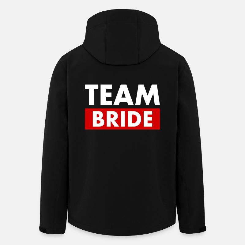 Team bride - Men’s Recycled Softshell Jacket by Stanley/Stella - black